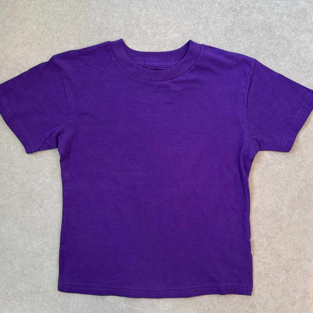 💜3/$15 Adidas The Go-To Tee Purple Kids T-Shirt - New without tags